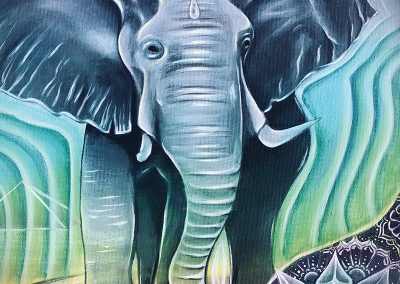 "Elephant Journey" Painting